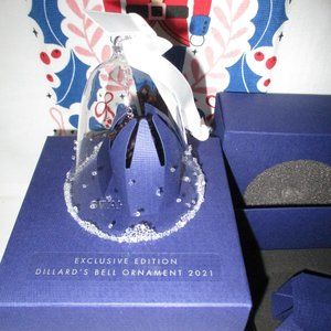 Swarovski 2021 Holiday Limited edition Bell Ornament new in box